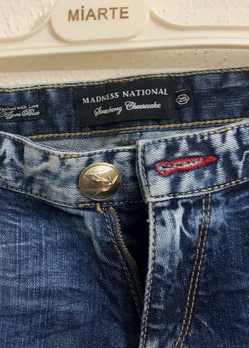 Miarte Düğmeli 

Mavi Kot Şort - Görsel 2