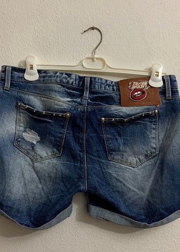 Miarte Düğmeli 

Mavi Kot Şort - Görsel 3