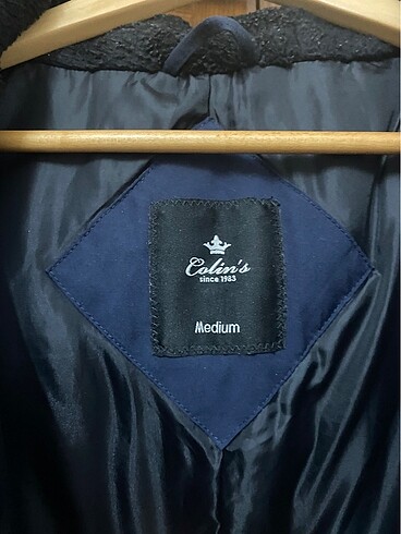m Beden lacivert Renk Colins mont