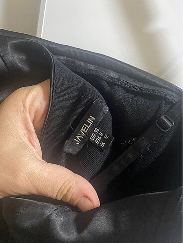 Saten elbise - Görsel 6