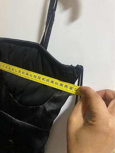 Saten elbise - Görsel 7