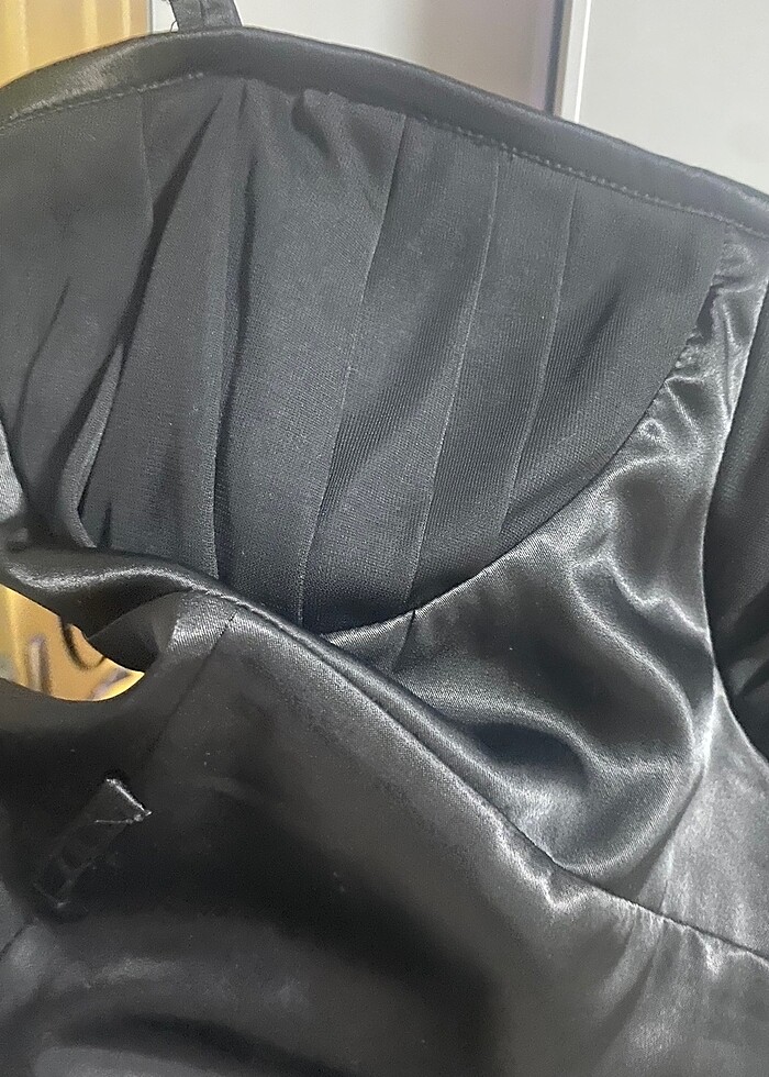 Saten elbise - Görsel 4