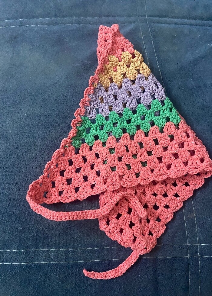 Örgü saç bandanası - Görsel 2