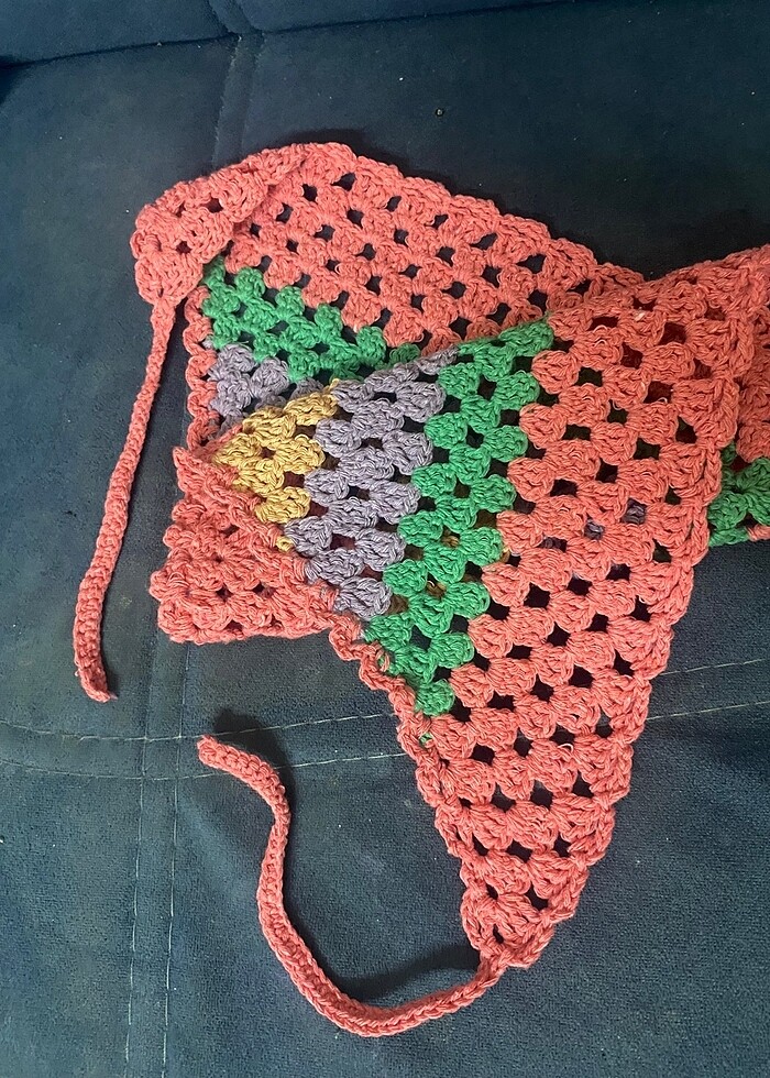 Örgü saç bandanası - Görsel 4