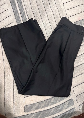 Diğer Sik Siyah Duz Pantolon Beli Lastikli