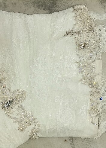 Krem rengi Gelinlik - Görsel 2