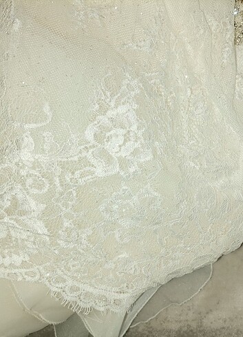 Krem rengi Gelinlik - Görsel 3