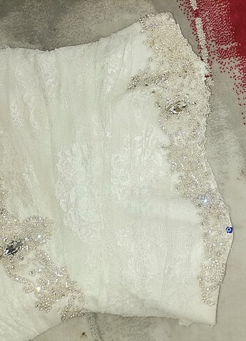 Krem rengi Gelinlik - Görsel 4