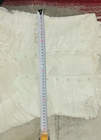 Krem rengi Gelinlik - Görsel 7