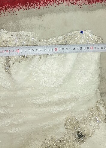 Krem rengi Gelinlik - Görsel 8