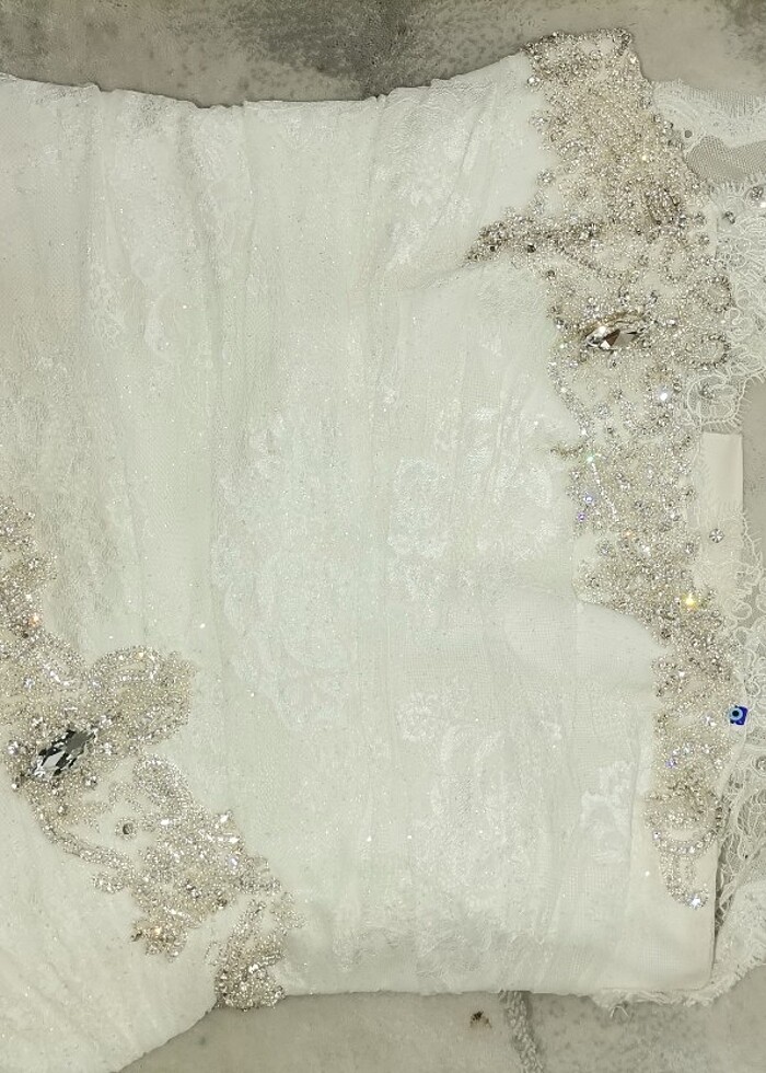 Krem rengi Gelinlik - Görsel 2