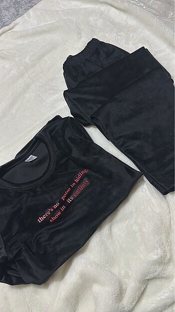 Kadife pijama takımı