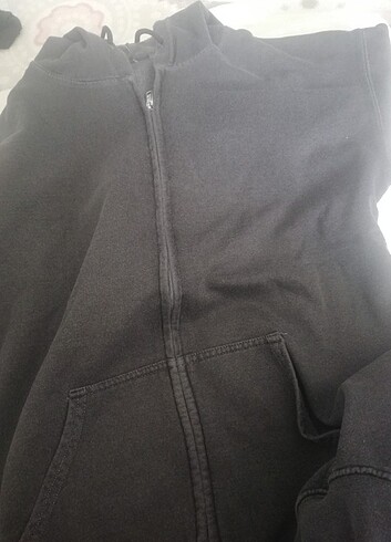 s Beden Paketinde unisex fermuarlı içi pamuklu Sweatshirt