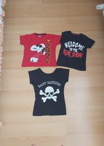 12-18 Ay Beden Erkek Çocuk Baskılı Rock Punk Tişört
