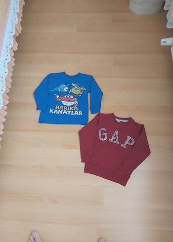 Diğer Çocuk Renkli Baskılı Sweatshirt