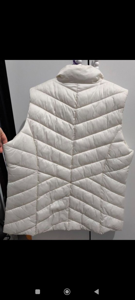 Kadın Krem Şişme Yelek - Görsel 2