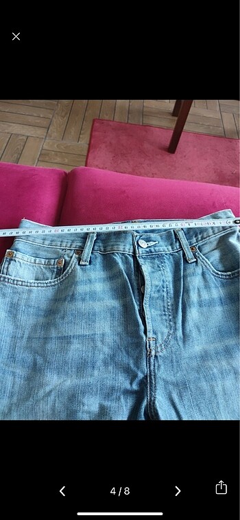 31 Beden mavi Renk Levis pantolon