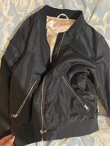 s Beden siyah Renk Pull and bear bomber ceket