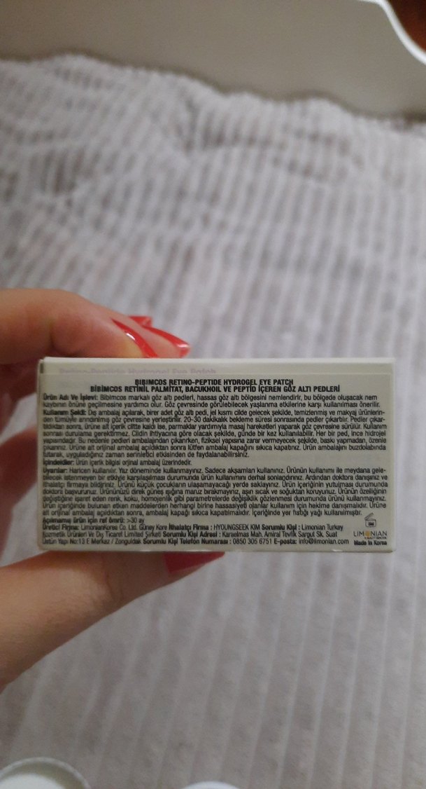 Bibimcos Retino-Peptide Göz Altı pedleri - Görsel 5