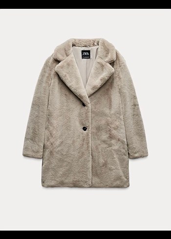 xs Beden camel Renk Zara Kürk Kaban