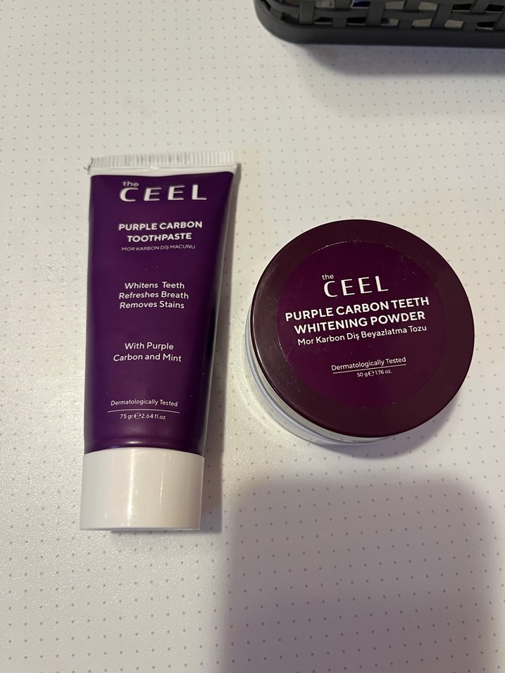 The CEEL Mor Karbon Diş Beyazlatma Seti - Görsel 2