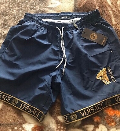 A kalite replika versace marka deniz erkek şortu