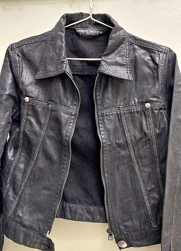 Siyah jeans mont
