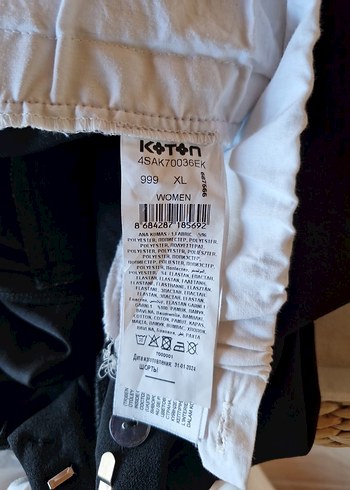42 Beden siyah Renk koton Kadın Siyah Yüksek Bel Kemerli Şort
