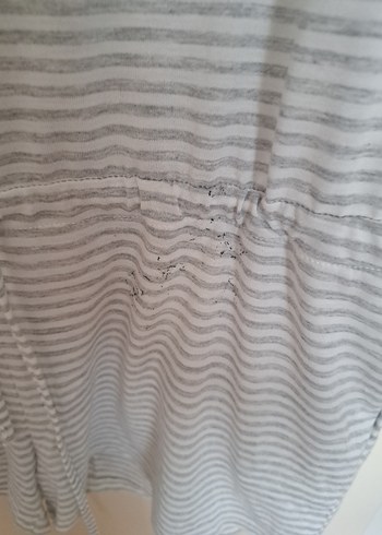 Gri Çizgili  Midi Tulum - Görsel 5