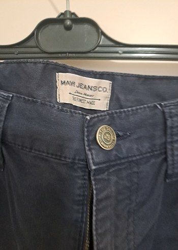 mavi jeans lacivert Kemerli Erkek Kot Şort - Görsel 4