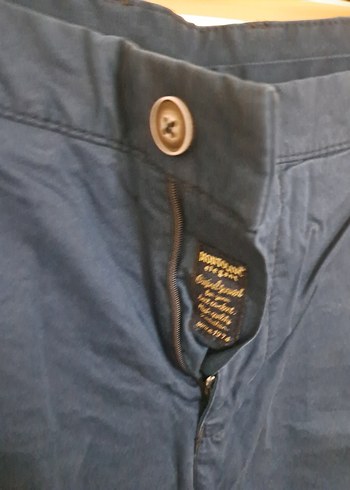 Lacivert Kemerli Erkek Kot Şort - Görsel 2