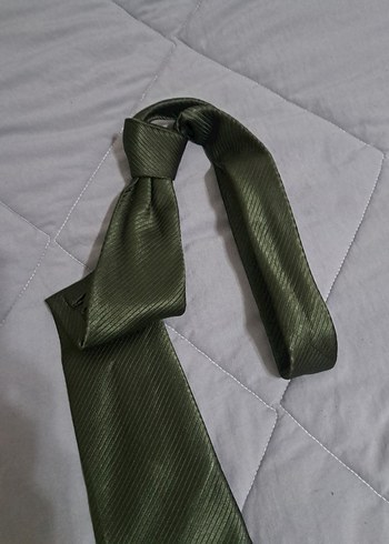 Klasik Gri Erkek Kravat - Görsel 3