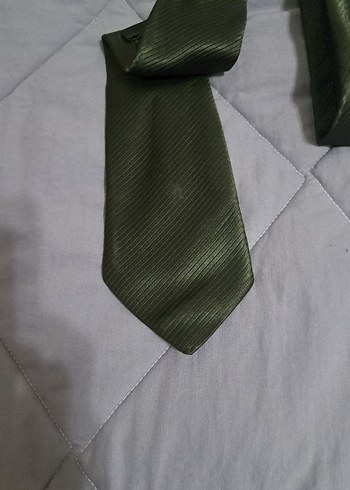 Klasik Gri Erkek Kravat - Görsel 2