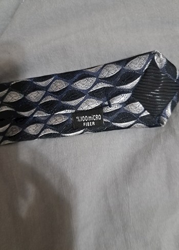 Gri Geometrik Desenli Erkek Kravat - Görsel 5