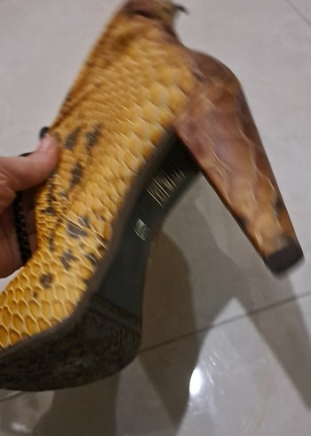 deri bağcıklı cizme - Görsel 5