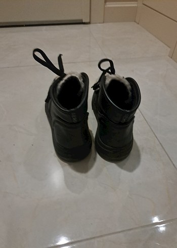 AERO Siyah deri  Kürklü Kadın Bot - Görsel 7