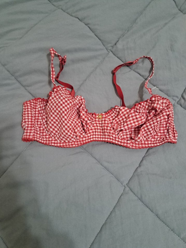 koton Kırmızı Vintage Midi Sütyen - Görsel 2