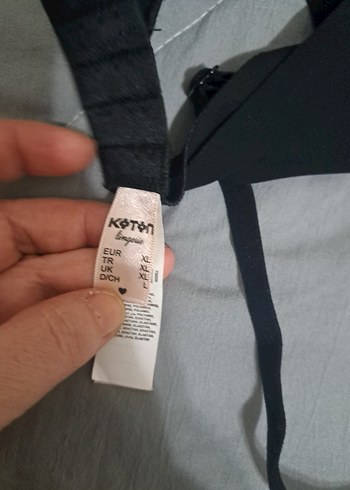 koton Siyah Minimalist Midi Sütyen - Görsel 5