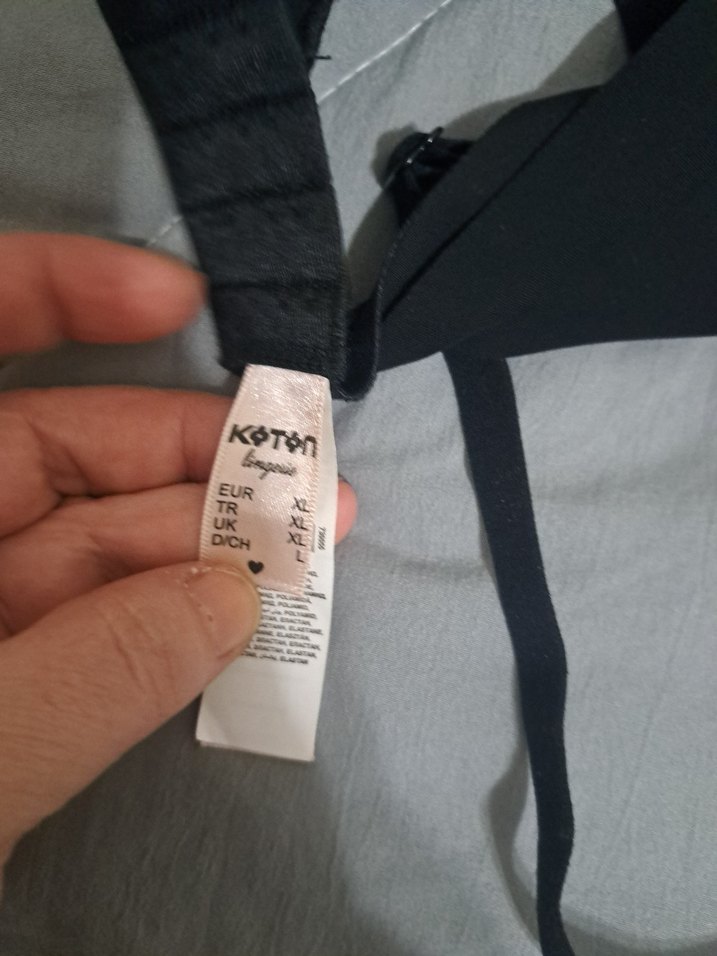 koton Siyah Minimalist Midi Sütyen - Görsel 5