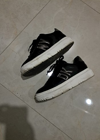 dkny Siyah Platform Topuklu Kadın Spor Ayakkabı - Görsel 7