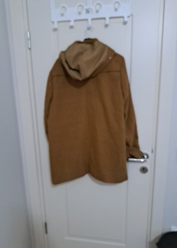 zara kapisonlu camel renk kaban - Görsel 5