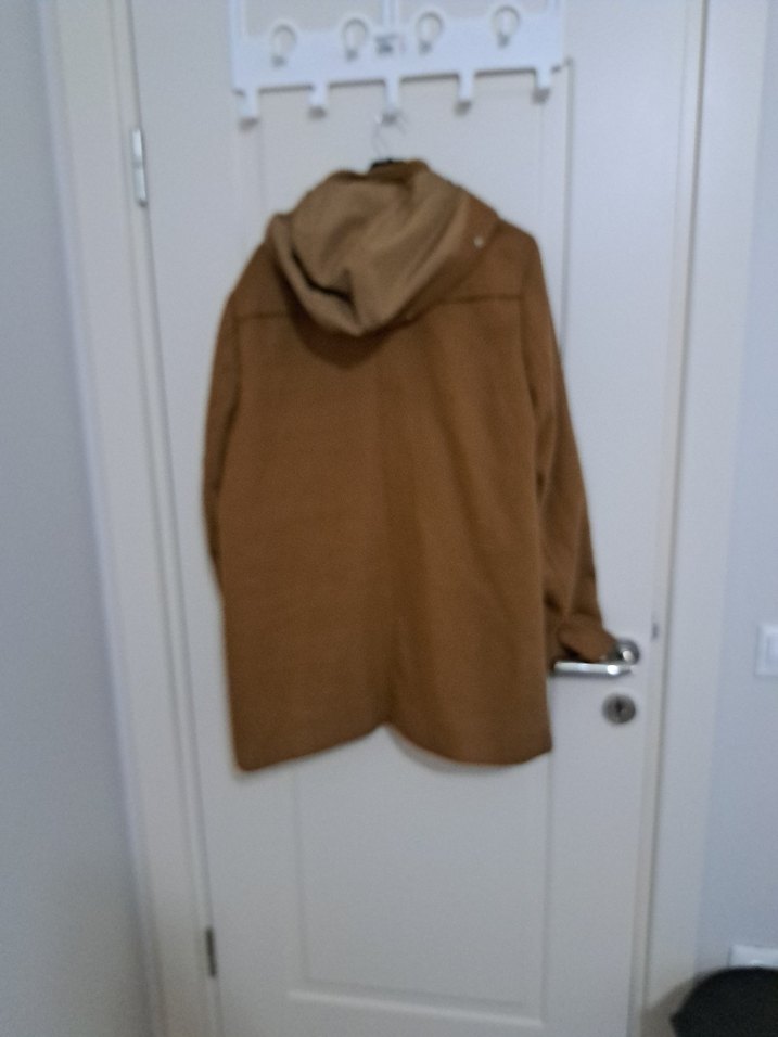 zara kapisonlu camel renk kaban - Görsel 5