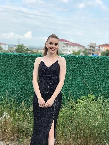 s Beden siyah Renk Abiye