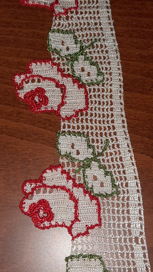 Nakışlı Beyaz Havlu - Görsel 4