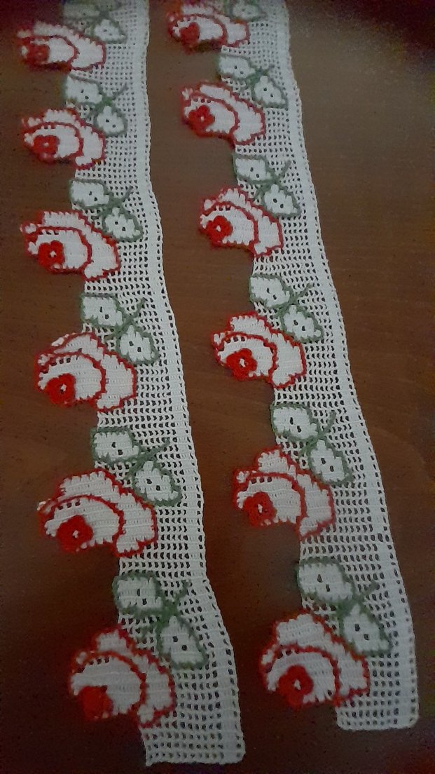 Nakışlı Beyaz Havlu - Görsel 3