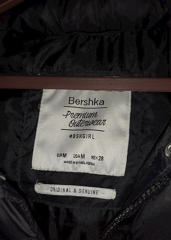 Bershka Fermuarlı siyah Kadın Kışlık Mont