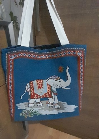 Diğer Diger Bohem Renkli Fil Desenli Kol Çantası