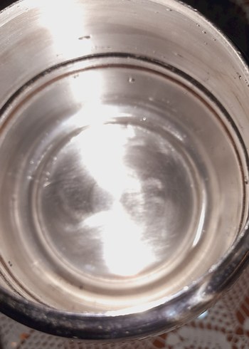 Kahverengi Desenli Metal Çaydanlık - Görsel 4