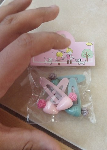 Beden Elastik Pastel Renkli Çocuk Toka Seti