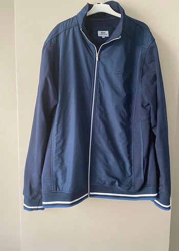 Lacoste Lacivert Fermuarli Spor Ceket